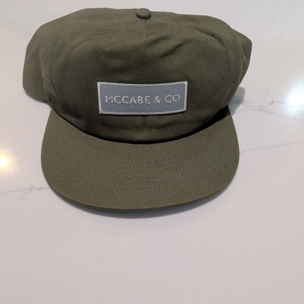 McCabe & Co Ball Cap Hat Strapback Army Green